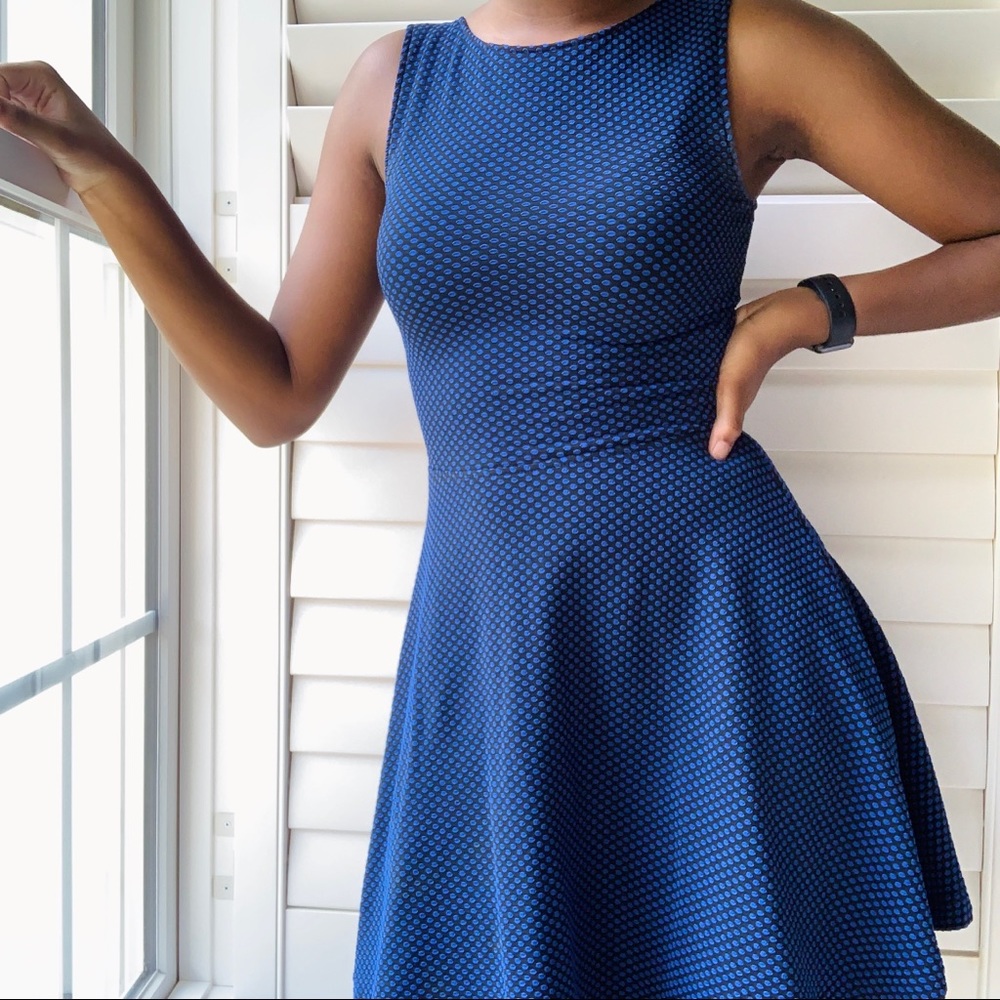Frenchi - Simple Blue Dress